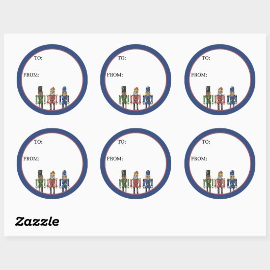 Sticker Rond Nutcracker Bigfoot  (Feuille)