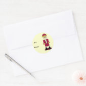 Sticker Rond Nutcracker Gifttag (Enveloppe)