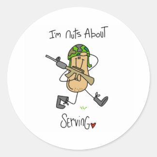 Sticker Rond Nuts À Propos De La Servitude