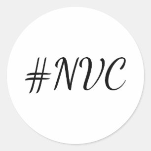 Sticker Rond #NVC Communication Non Violente