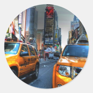STICKER ROND NYC