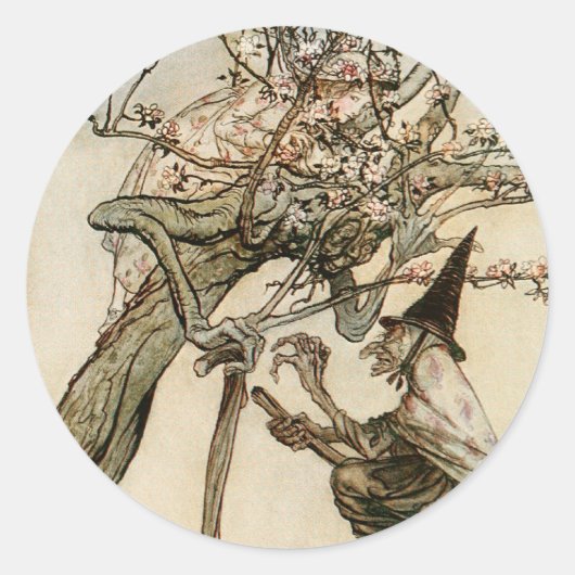 Sticker Rond O Arbre à moi (Devant)