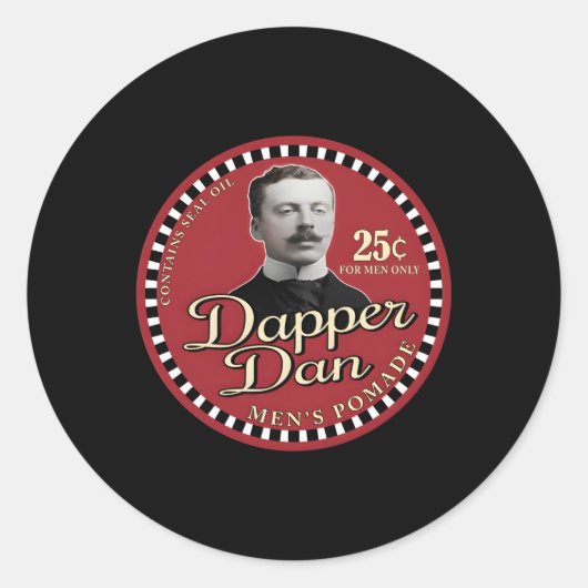 Sticker Rond O Brother Dapper Dan Movie (Devant)