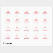 Sticker Rond O funk darnold dumpling Hankamer Artjunkhaus Comic (Feuille)