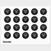Sticker Rond -O-Meter Leveling Up In Video Games (Feuille)