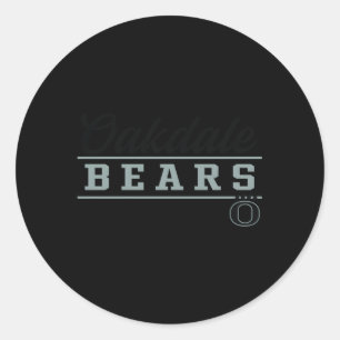 Sticker Rond Oakdale High School Bears