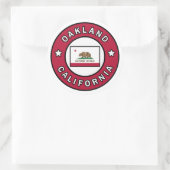 Sticker Rond Oakland Californie (Sac)