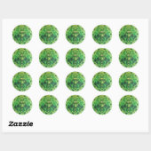 Sticker Rond oakman (Feuille)