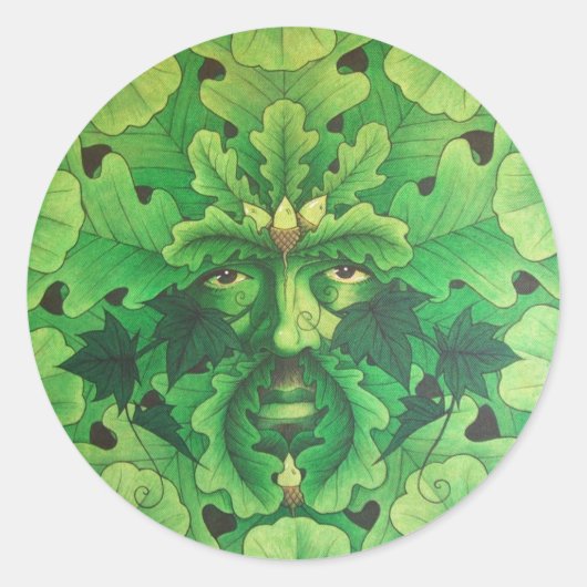 Sticker Rond oakman (Devant)