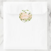 Sticker Rond Oasis intérieure | Qu'il augmente (Sac)