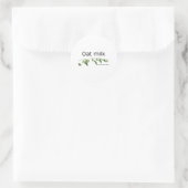 Sticker Rond Oat milk (Sac)