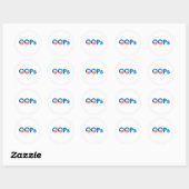 Sticker Rond Obama (Feuille)