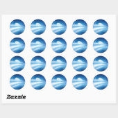 Sticker Rond Obama'08-0002 (Feuille)