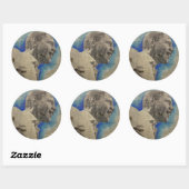 Sticker Rond Obama '08 (Feuille)