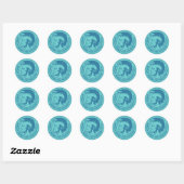 Sticker Rond Obama 2012 (Feuille)