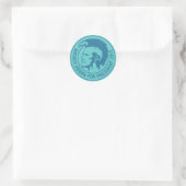 Sticker Rond Obama 2012 (Sac)
