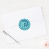 Sticker Rond Obama 2012 (Enveloppe)