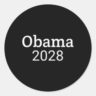 Sticker Rond Obama 2028 _7