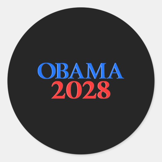 Sticker Rond Obama 2028 _9 (Devant)