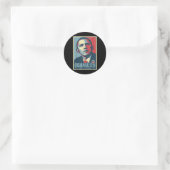 Sticker Rond Obama 2028 Réparons cela (Sac)
