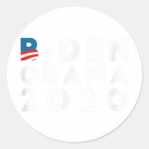 Sticker Rond Obama 4 juillet bombardé le président Barack
