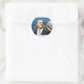 Sticker Rond Obama Biden (Sac)