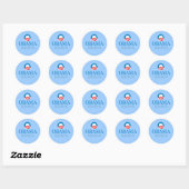 Sticker Rond Obama Biden (Feuille)