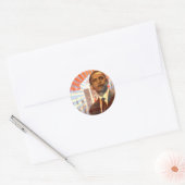 Sticker Rond Obama change (Enveloppe)