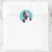 Sticker Rond Obama : Changer d'autocollant (Sac)
