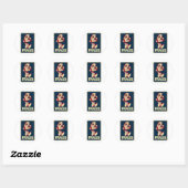 Sticker Rond Obama : fraude (Feuille)