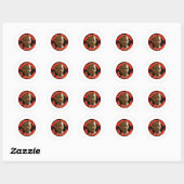 Sticker Rond Obama L'Anti-Christ (Feuille)