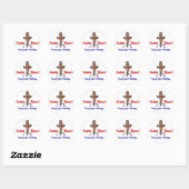 Sticker Rond Obama souffle ! (Feuille)