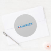 Sticker Rond Obamageddon (Enveloppe)