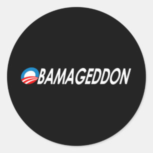 Sticker Rond Obamageddon 2