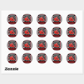 Sticker Rond Obey Canada (Feuille)