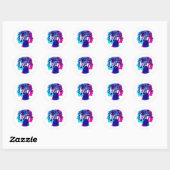 Sticker Rond Objectif créatif (Feuille)