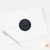 Sticker Rond Objectif Exhale Tir à l'arc Bow Arrow Cadeaux Arch (Enveloppe)
