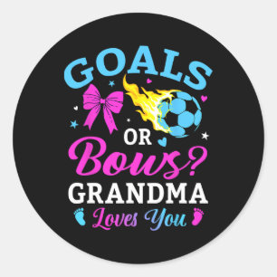 Sticker Rond Objectifs Ou Arcs Grand-mère T'aime Foot Genre Rév