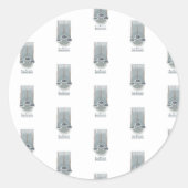 Sticker Rond objet_2_compteur de contrôle de pluie (Devant)