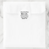 Sticker Rond Objets cadeaux (Sac)