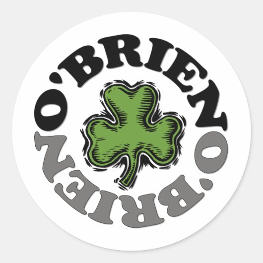 Sticker Rond O'Brien (Devant)