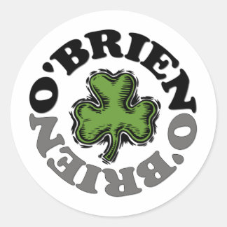 Sticker Rond O'Brien