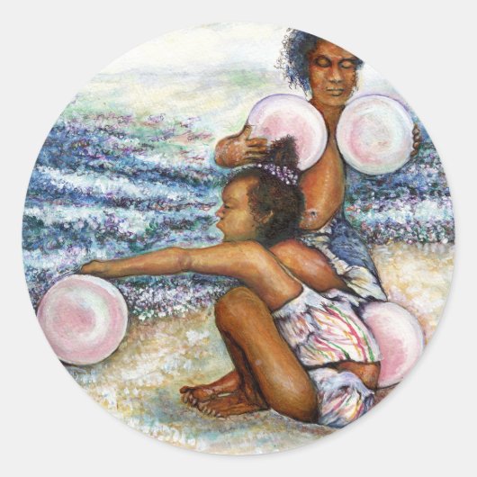 Sticker Rond Obsédés par la conquête de l'impossible (Devant)