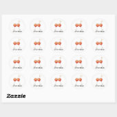 Sticker Rond Obtenons des serviettes Spritz'd (Feuille)