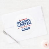 Sticker Rond Ocasio-Cortez 2020 (Enveloppe)