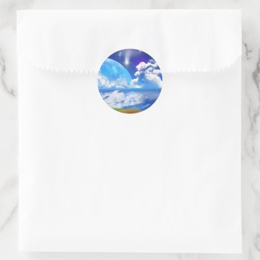 Sticker Rond Ocean Breeze (Sac)
