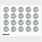 Sticker Rond Océan Deva, océan Deva Darlene P. Coltrainwww…. (Feuille)