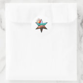Sticker Rond Ocean Star Sunset (Sac)