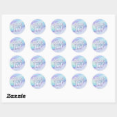 Sticker Rond Oceans of Fun Typography ID1142 (Feuille)