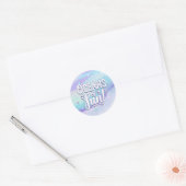 Sticker Rond Oceans of Fun Typography ID1142 (Enveloppe)